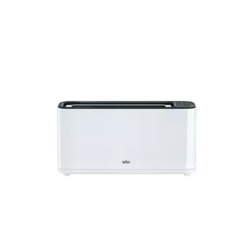 Braun HT3100WH Τοστιέρα 1 φέτα 1000 W Μαύρο, Λευκό