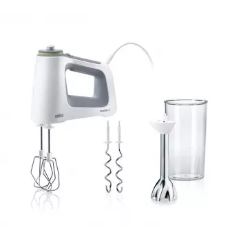 Braun HM 5107 WH Μίξερ χειρός 750 W Γκρι, Λευκό