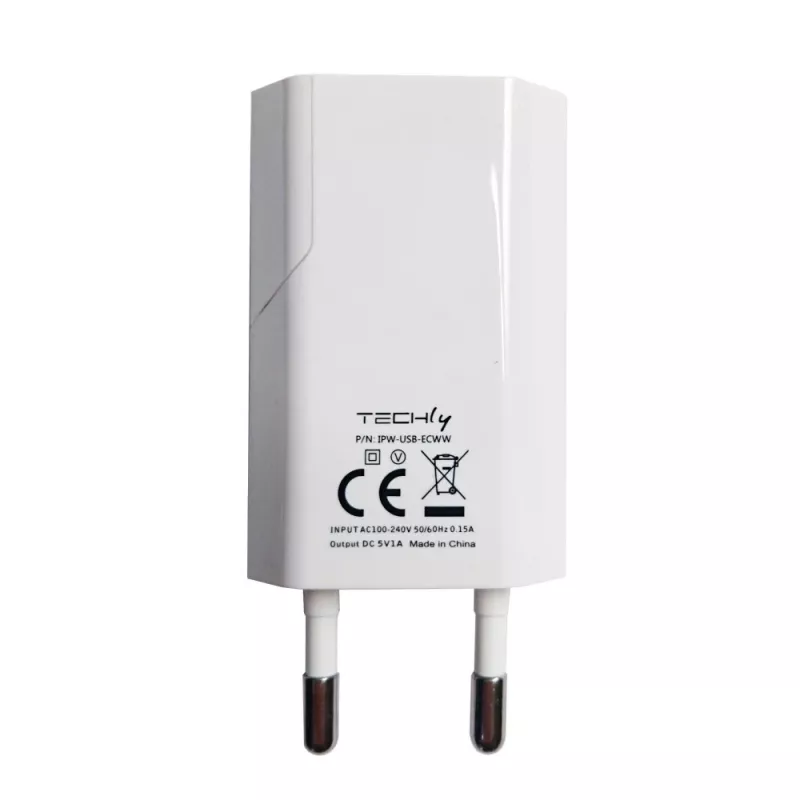 Techly IPW-USB-ECWW Φορτιστής για φορητές συσκευές Universal Λευκό AC Εσωτερικού χώρου