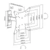 Techly ICA-LCD 2901E Βάση τοίχου/βάση TV 106,7 cm (42 ίντσες) Μαύρο
