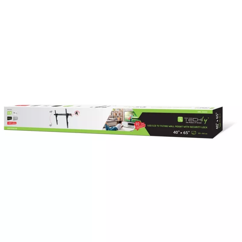 Techly ICA-PLB-133LTY 165.1 cm (65 ίντσες) Μαύρο