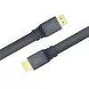 Techly HDMI 2.0 επίπεδο καλώδιο High Speed με Ethernet A/A M/M 1m