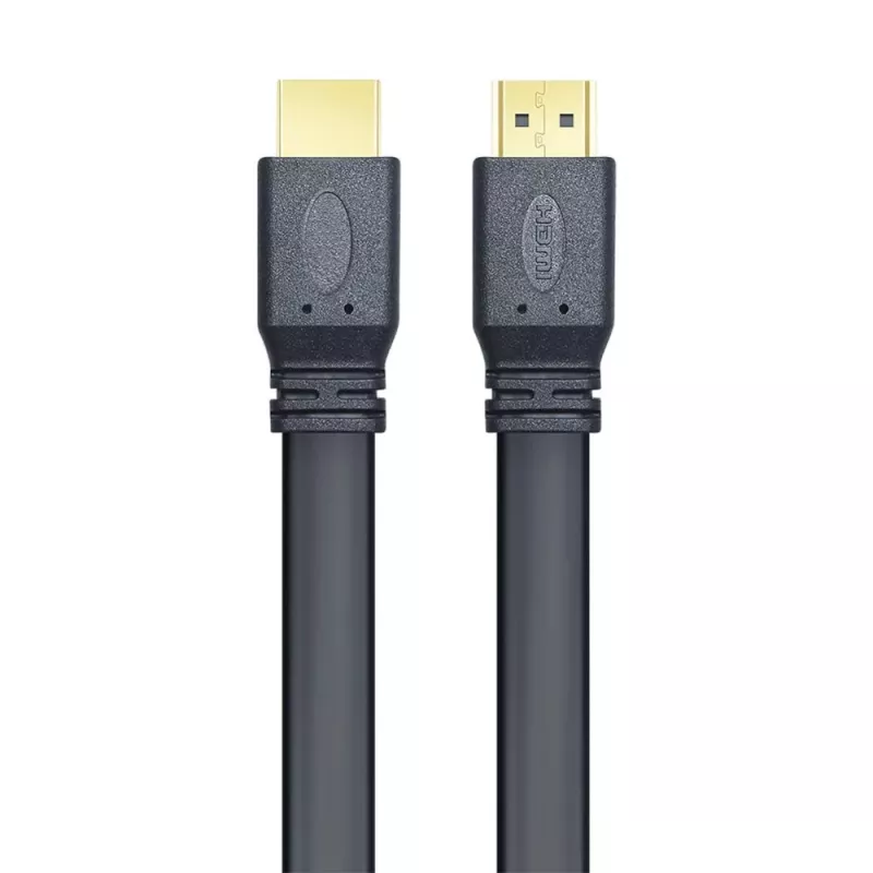 Techly HDMI 2.0 επίπεδο καλώδιο High Speed με Ethernet A/A M/M 1m