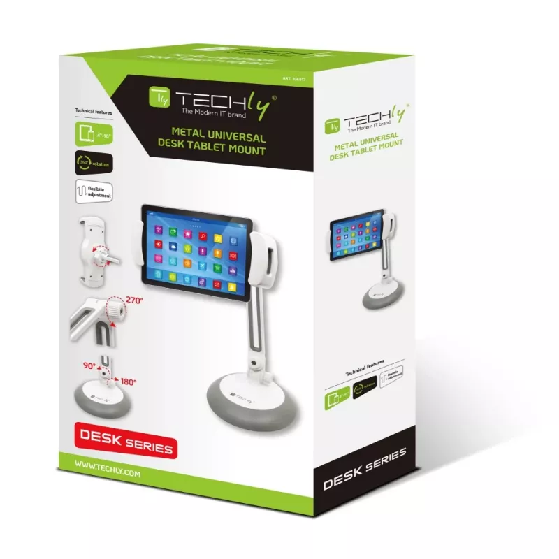 Techly Universal βάση γραφείου για smartphone και tablet έως 10 ίντσες
