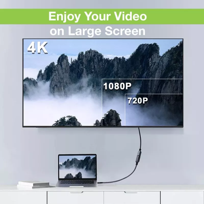 Techly HDMI High Speed καλώδιο επέκτασης με Ethernet 4K 60Hz M/B 1,8 m