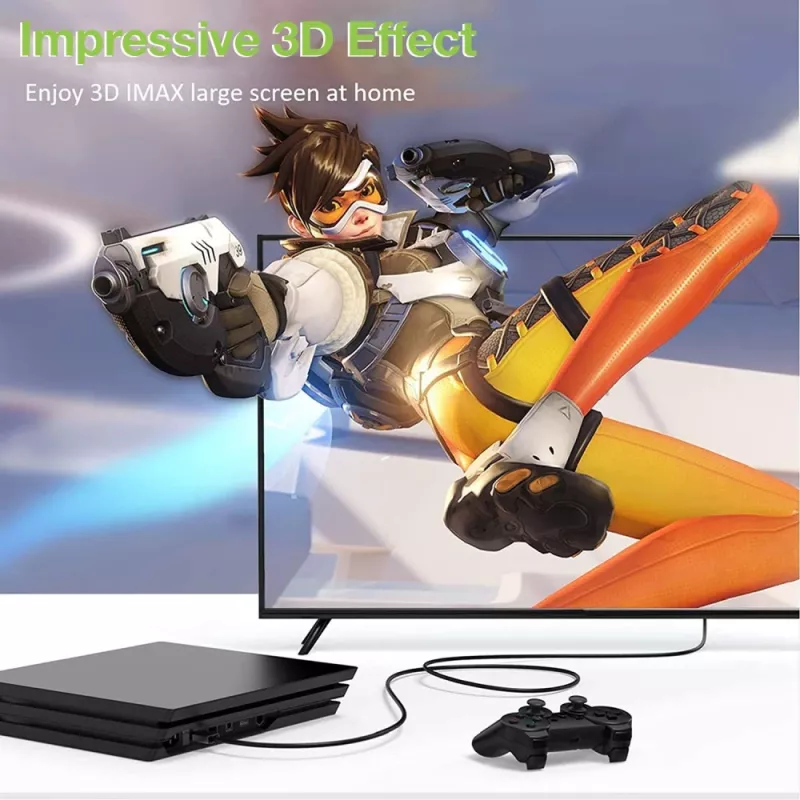 Techly HDMI High Speed καλώδιο επέκτασης με Ethernet 4K 60Hz M/B 1,8 m