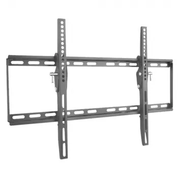 Techly Σταθερή βάση τοίχου LED TV LCD 40-65 ίντσες, 165,1 cm (65 ίντσες), 200 x 200 mm, 600 x 400 mm, -12 – 0°, Μέταλλο, Μαύρο