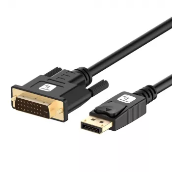 Techly ICOC DSP-C12-030P Προσαρμογέας καλωδίου βίντεο 3 m DisplayPort DVI-D Μαύρο