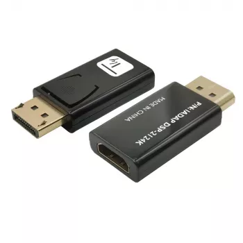 Techly IADAP DSP-2124K Προσαρμογέας καλωδίου Μαύρο
