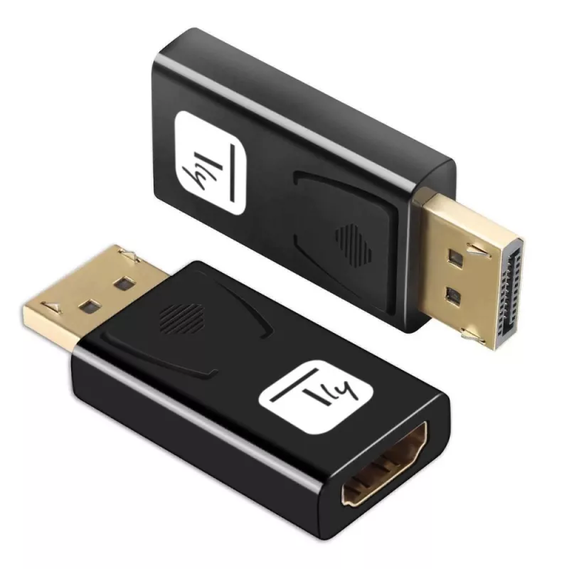 Techly IADAP DSP-2124K Προσαρμογέας καλωδίου Μαύρο
