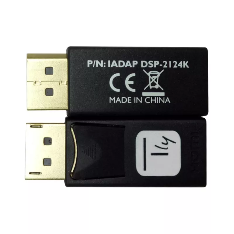 Techly IADAP DSP-2124K Προσαρμογέας καλωδίου Μαύρο