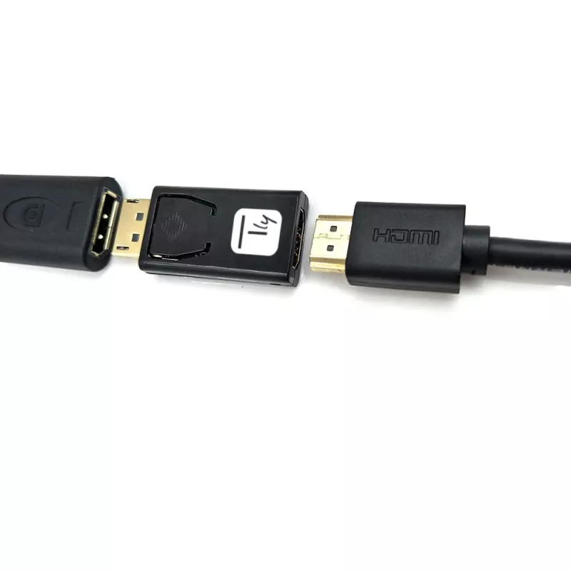 Techly IADAP DSP-2124K Προσαρμογέας καλωδίου Μαύρο