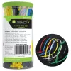 Techly ISWT-SET-CL600T Δεματικά καλωδίων δεματικά πολλαπλών χρήσεων Νάιλον Πολύχρωμο 600 τεμ.