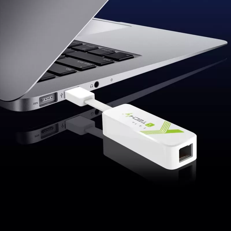 Techly IDATA USB-ETGIGA-3A Προσαρμογέας δικτύου USB 3.0 Gigabit Ethernet