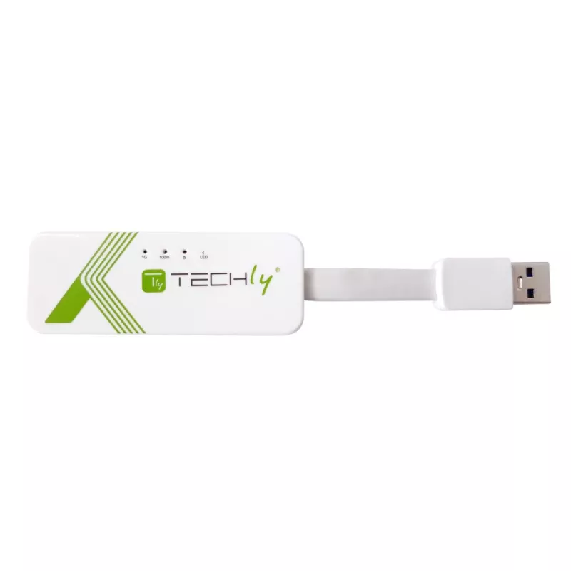 Techly IDATA USB-ETGIGA-3A Προσαρμογέας δικτύου USB 3.0 Gigabit Ethernet
