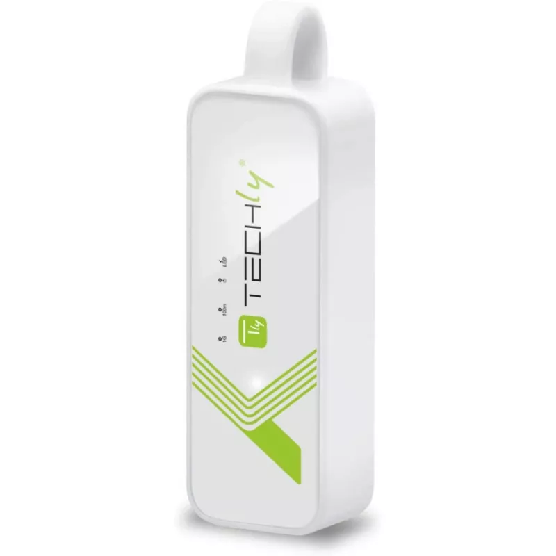 Techly IDATA USB-ETGIGA-3A Προσαρμογέας δικτύου USB 3.0 Gigabit Ethernet