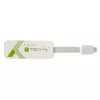 Techly Προσαρμογέας USB 3.1 Type-C σε RJ45 Gigabit Ethernet, Λευκό