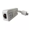 Techly Προσαρμογέας USB 3.1 Type-C σε RJ45 Gigabit Ethernet, Λευκό