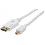 Techly ICOC MDP-030T4K Καλώδιο DisplayPort 3 m Mini DisplayPort Λευκό