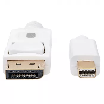 Techly ICOC MDP-030T4K Καλώδιο DisplayPort 3 m Mini DisplayPort Λευκό
