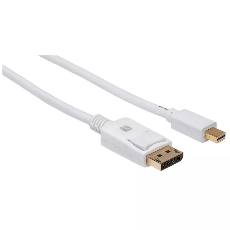 Techly ICOC MDP-030T4K Καλώδιο DisplayPort 3 m Mini DisplayPort Λευκό
