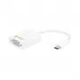 Techly IADAP-USB31-VGA Προσαρμογέας γραφικών USB Λευκό