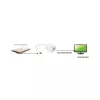 Techly IADAP-USB31-VGA Προσαρμογέας γραφικών USB Λευκό