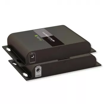 Techly IDATA EXTIP-383V Επέκταση AV Πομπός & δέκτης AV Μαύρο