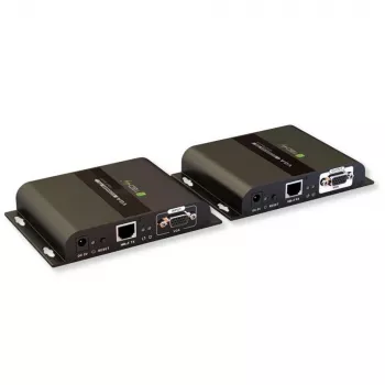Techly IDATA EXTIP-383V Επέκταση AV Πομπός & δέκτης AV Μαύρο