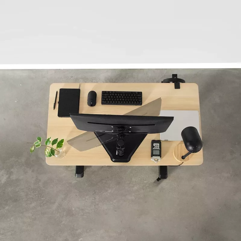 Techly ICA-LCD 2500 Βάση/στήριγμα οθόνης 68,6 cm (27 ίντσες) Γραφείο Μαύρο