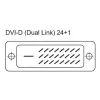 Techly Καλώδιο οθόνης DVI ψηφιακό M / M Dual Link 5 m (DVI-D) ICOC DVI-8150