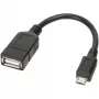 Techly Καλώδιο USB2.0 OTG A-Υποδοχή / Micro-B-Βύσμα 0,2 m ICOC UOTG-194