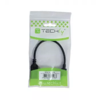 Techly Καλώδιο USB2.0 OTG A-Υποδοχή / Micro-B-Βύσμα 0,2 m ICOC UOTG-194