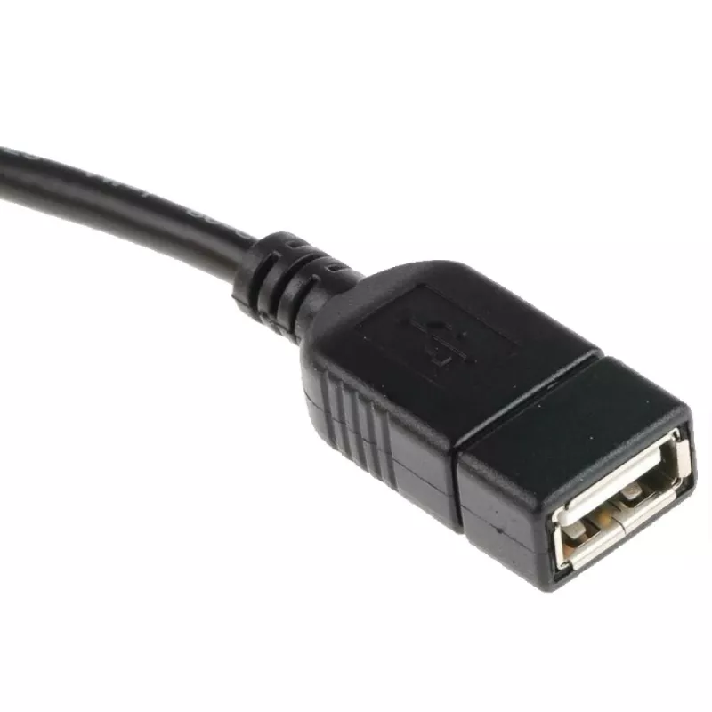 Techly Καλώδιο USB2.0 OTG A-Υποδοχή / Micro-B-Βύσμα 0,2 m ICOC UOTG-194