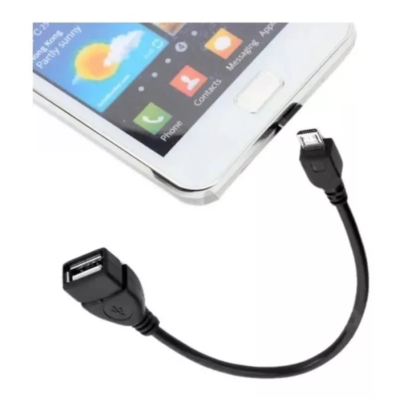Techly Καλώδιο USB2.0 OTG A-Υποδοχή / Micro-B-Βύσμα 0,2 m ICOC UOTG-194