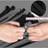 Techly ISWT-14235-BK Νάιλον δεματικά καλωδίων, 142 x 3,5 mm, 100 τεμάχια, μαύρο