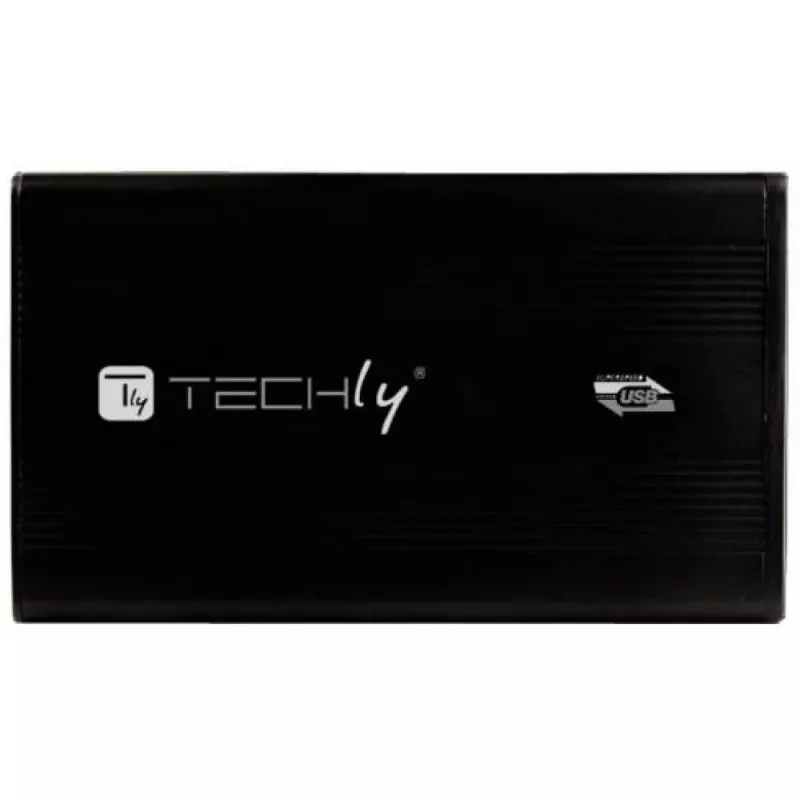 Techly Εξωτερική θήκη USB 3.0 2,5″ SATA I-CASE SU3-25B, 2,5 ίντσες, Serial ATA, 5 Gbit/s, Μαύρο