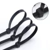 Techly Δεματικά καλωδίων Nylon Patch 280x4,8 mm 100 τεμ. Μαύρο ISWT-28048-BK