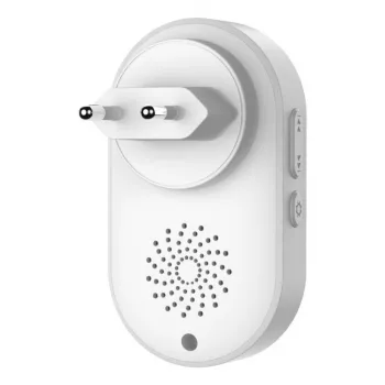 Techly I-BELL-RING05R Ασύρματο κουδούνι πόρτας Δέκτης Λευκό