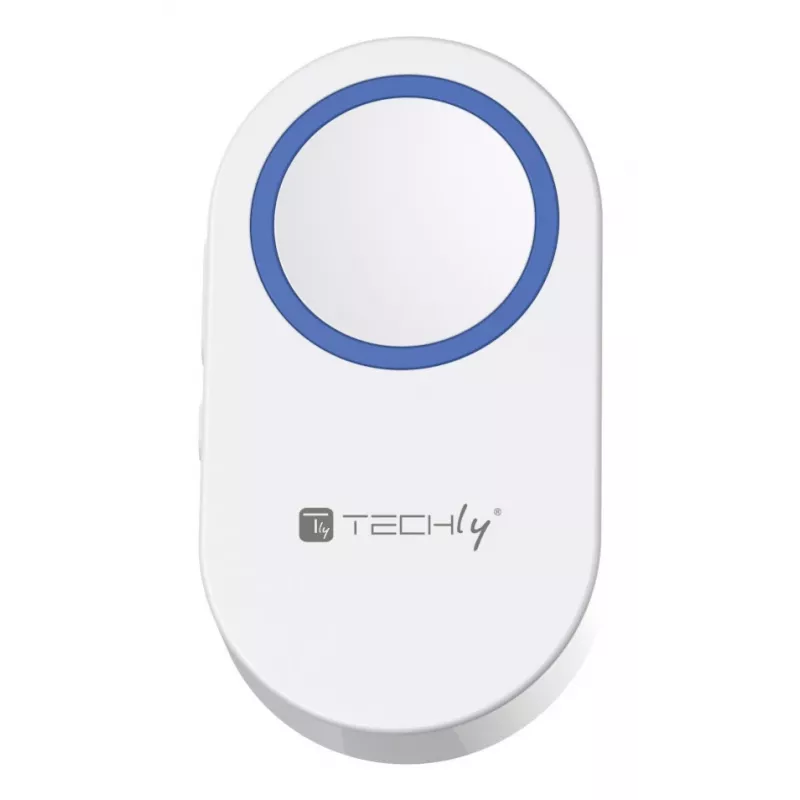 Techly I-BELL-RING05R Ασύρματο κουδούνι πόρτας Δέκτης Λευκό