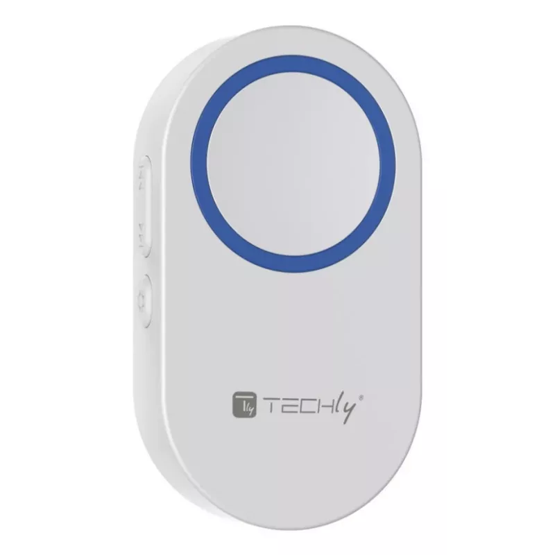 Techly I-BELL-RING05R Ασύρματο κουδούνι πόρτας Δέκτης Λευκό