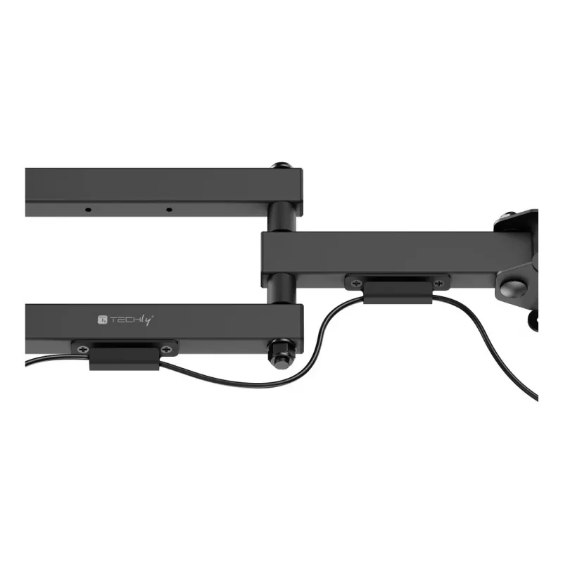 Techly ICA-LCD 423 Βάση/στήριγμα τοίχου TV 106,7 cm (42 ίντσες) Μαύρο