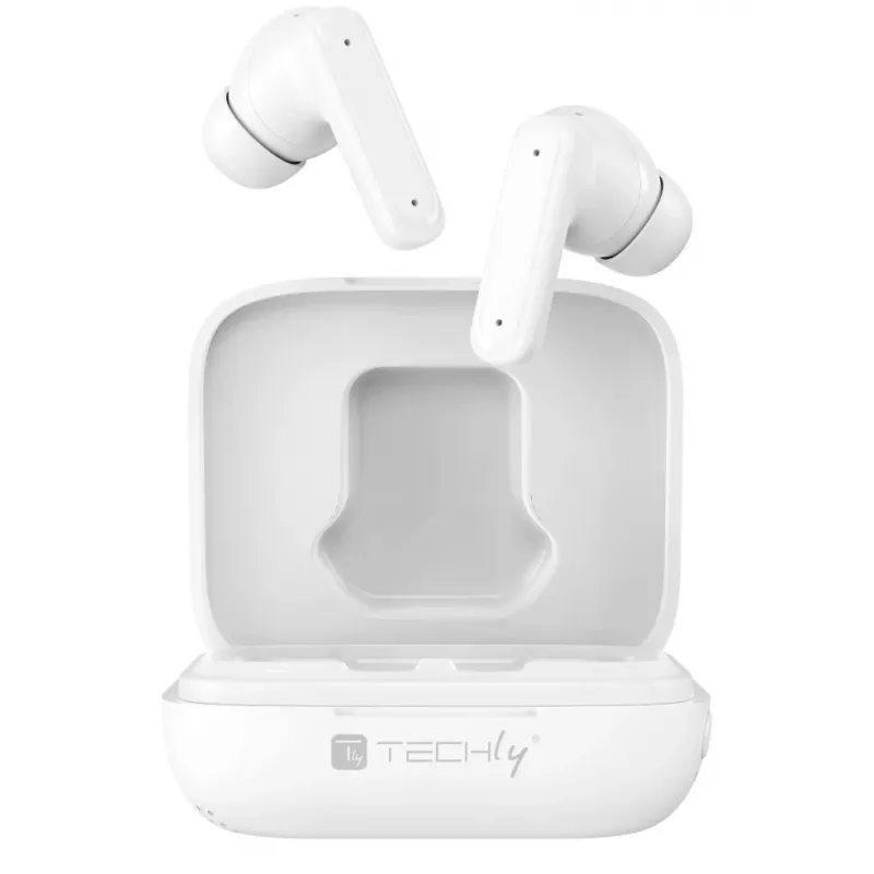 Techly ICC SB-BLT08W Ακουστικά/Headset True Wireless Stereo (TWS) In-Ear Κλήσεις/Μουσική Bluetooth Λευκό
