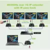 Techly IDATA EXTIP-483 Επέκταση AV Πομπός & δέκτης AV Μαύρο