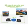 Techly IDATA EXTIP-483 Επέκταση AV Πομπός & δέκτης AV Μαύρο