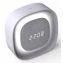 Techly IC-CLOCK-56WH Ξυπνητήρι Ψηφιακό ξυπνητήρι Γκρι, Λευκό