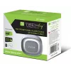 Techly IC-CLOCK-56WH Ξυπνητήρι Ψηφιακό ξυπνητήρι Γκρι, Λευκό