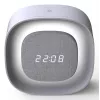 Techly IC-CLOCK-56WH Ξυπνητήρι Ψηφιακό ξυπνητήρι Γκρι, Λευκό