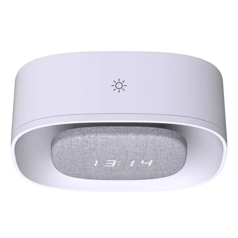 Techly IC-CLOCK-56WH Ξυπνητήρι Ψηφιακό ξυπνητήρι Γκρι, Λευκό