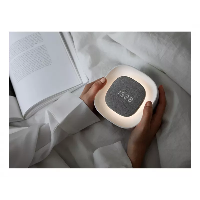 Techly IC-CLOCK-56WH Ξυπνητήρι Ψηφιακό ξυπνητήρι Γκρι, Λευκό